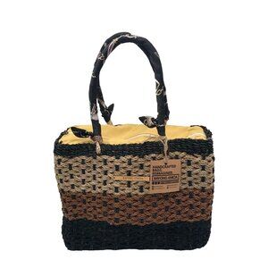 Bayong Anicia Black Woven Tote Bag